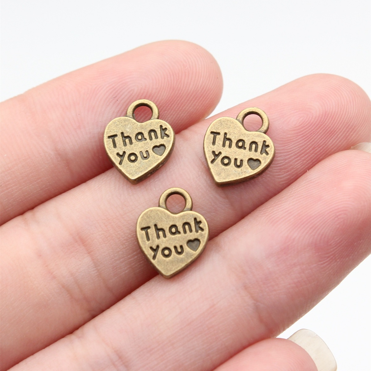 Vintage Fashion Stores - 20pcs 12x10mm 2 Colors Antique Silver