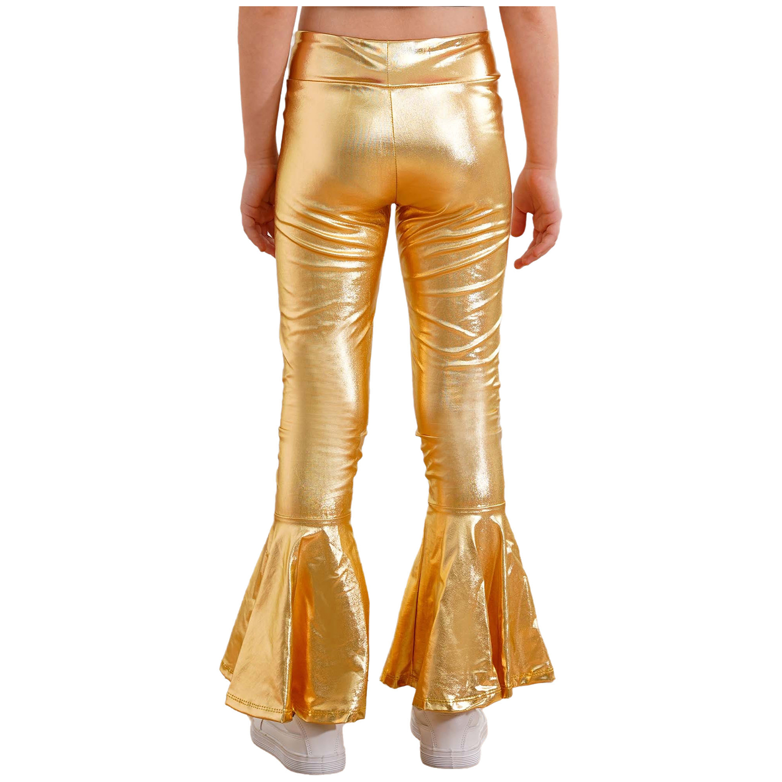 Kids Girls Shiny Flared Trouse - đánh giá và giá Wide Leg Trouser 70S