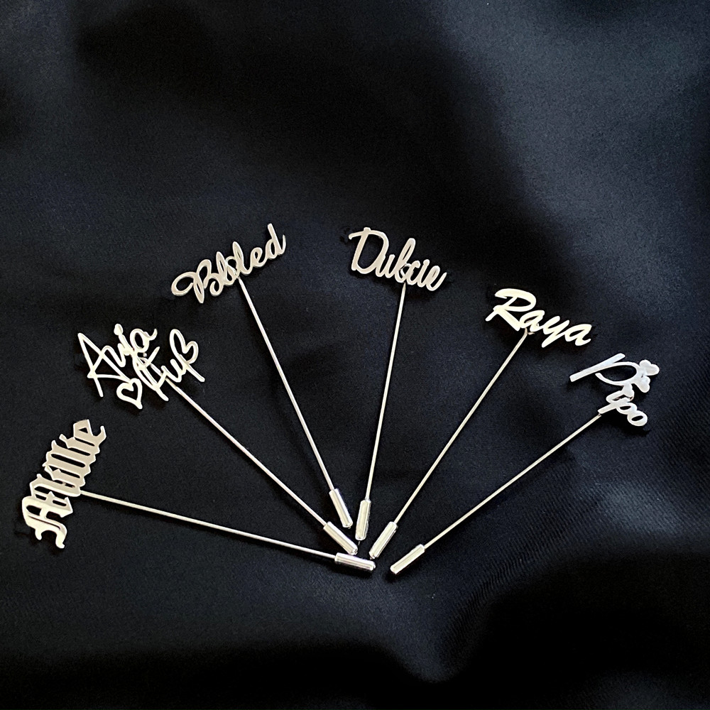 Personalized Men Lapel Pin Cus - đánh giá và giá Vintage Fashion Names