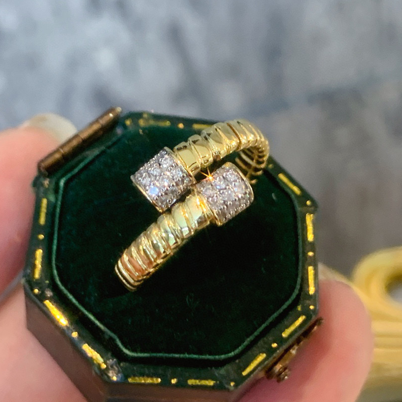 Aazuo 18K Yellow Gold Natrual  - đánh giá và giá Vintage Fashion Instagram