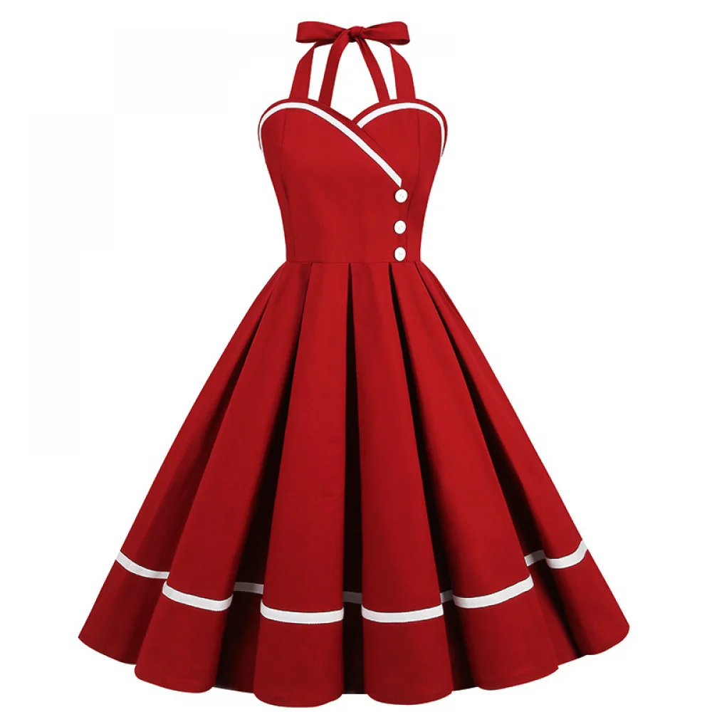 Halloween  50s 60s 80s Retro D - đánh giá và giá Vintage Fashion Women Dresses