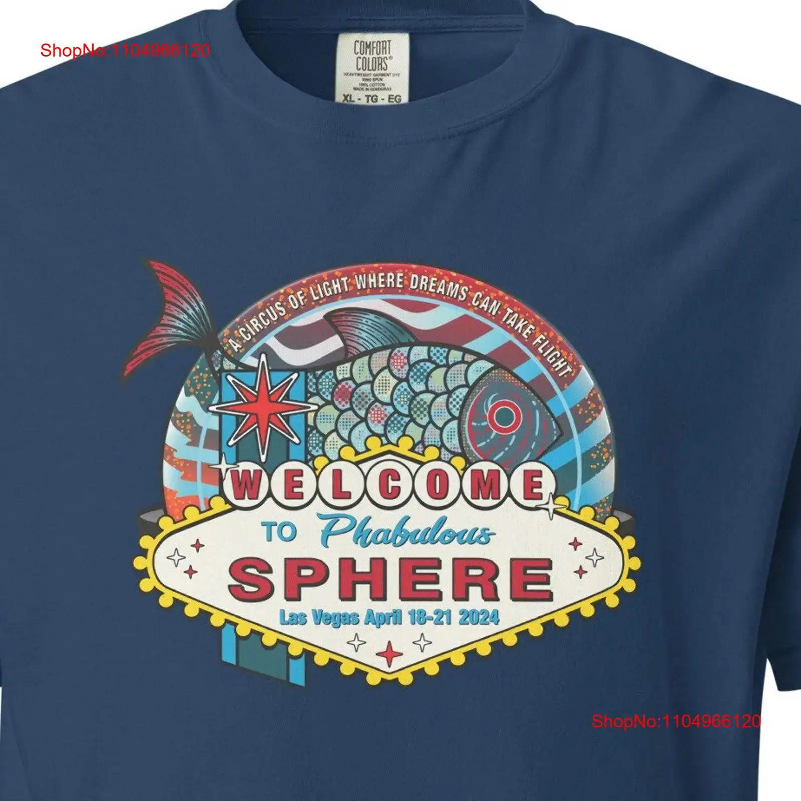 Phish inspired Sphere Las Vega - đánh giá và giá Vintage Vegas Fashion