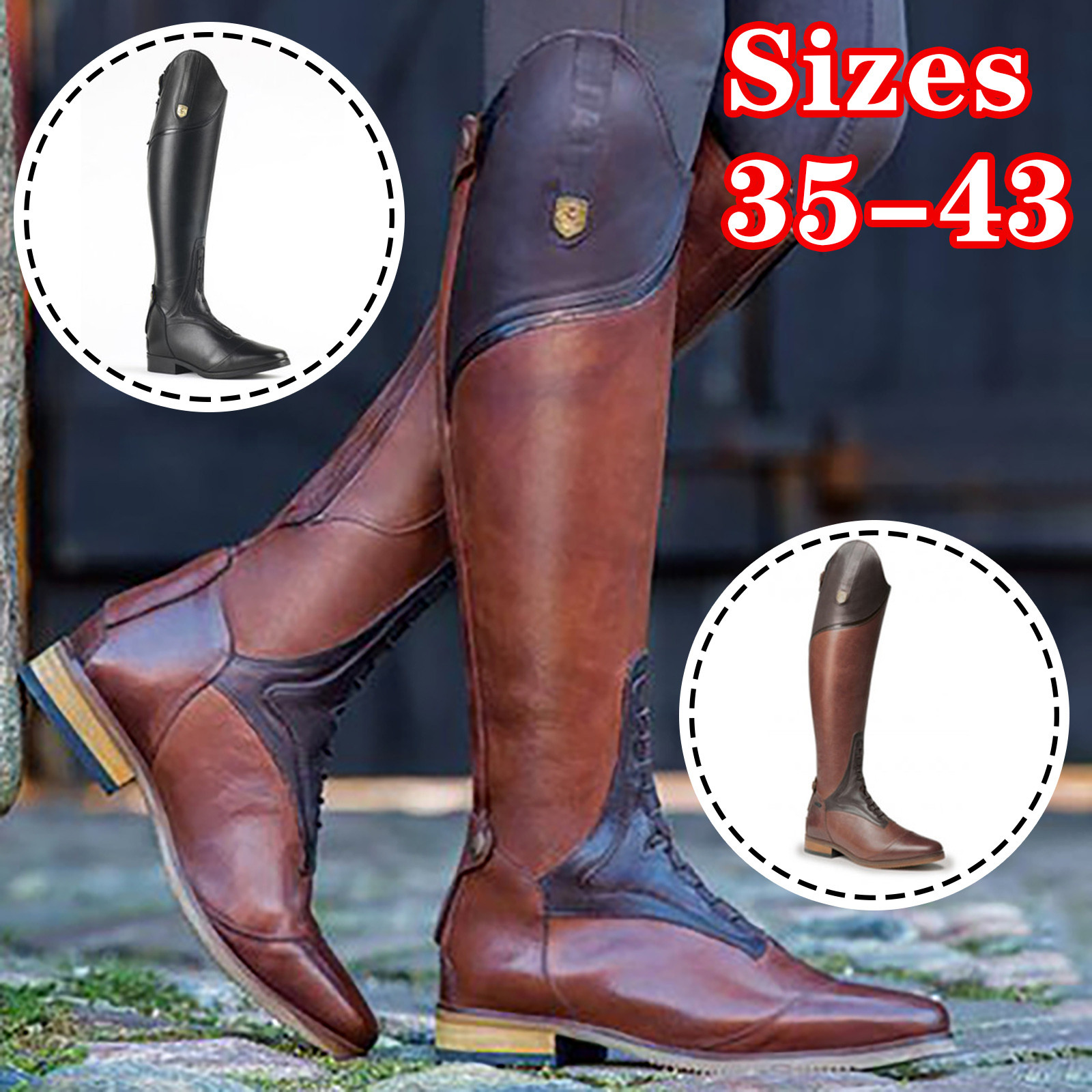 Knee High Boot Casual Boot Fas - đánh giá và giá Vintage Fashion Heels