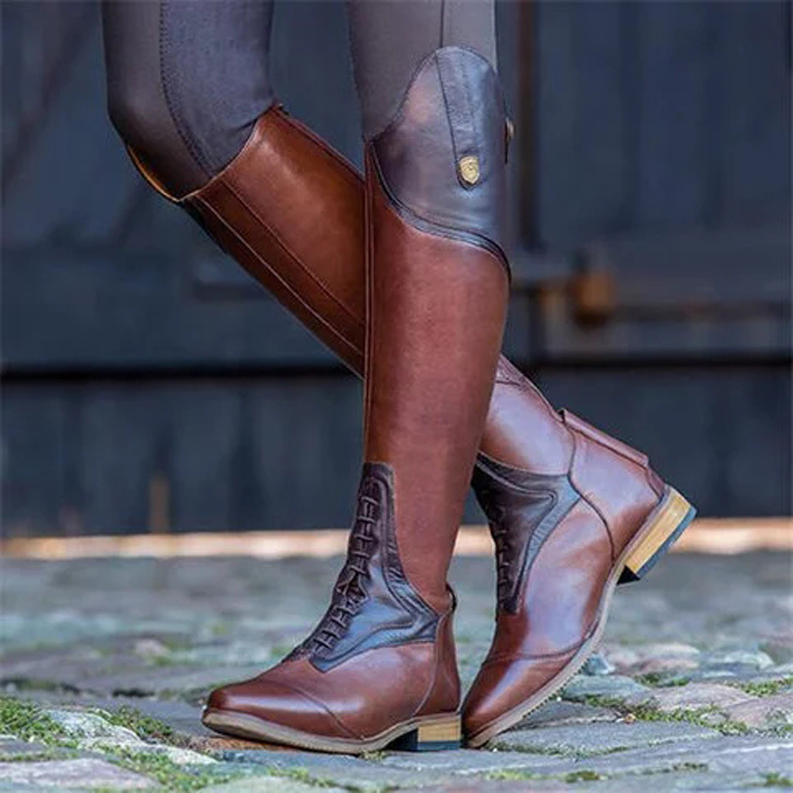 Knee High Boot Casual Boot Fas - đánh giá và giá Vintage Fashion Heels