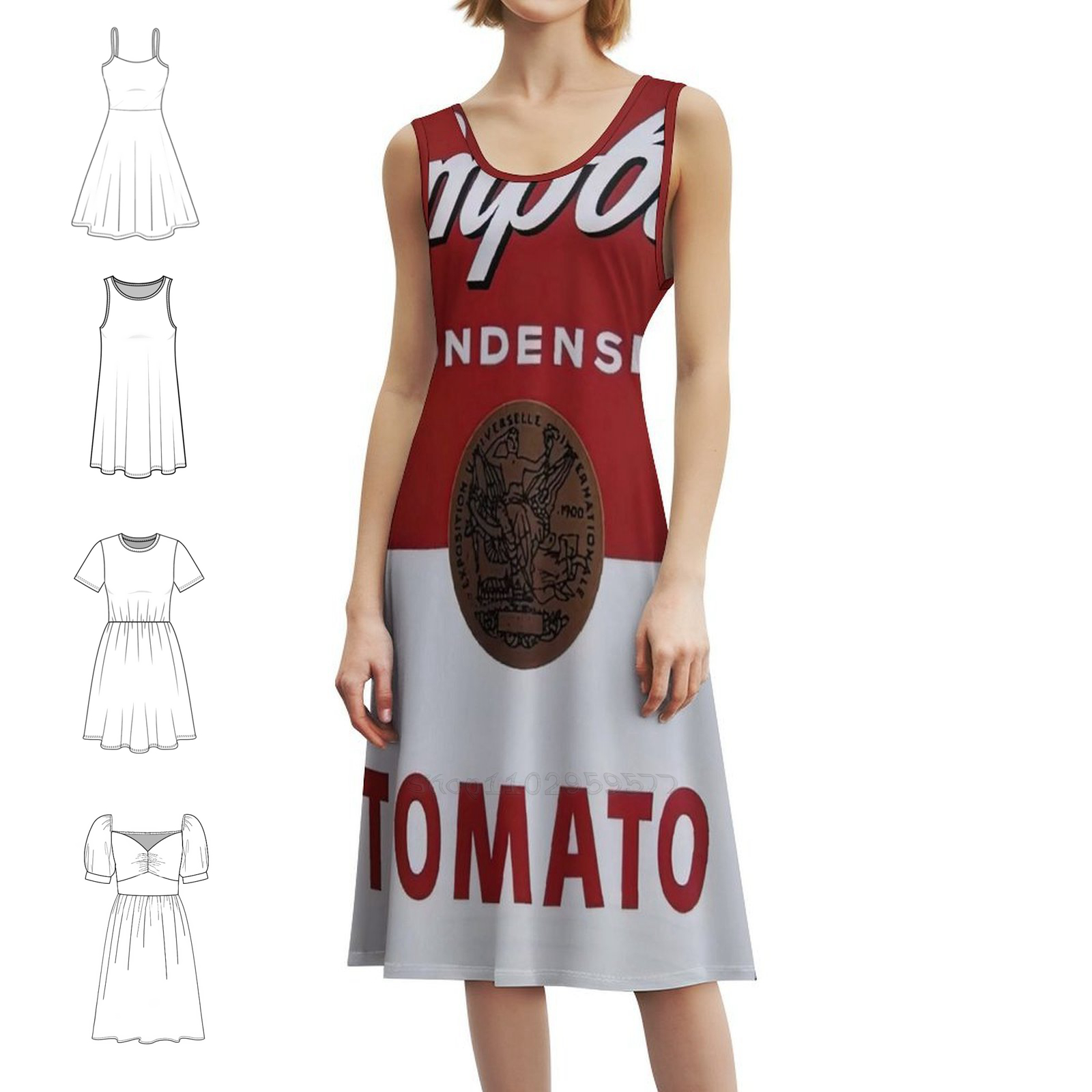 Pop Art Vintage Artist Boho Ch - đánh giá và giá Vintage Fashion Women Dresses
