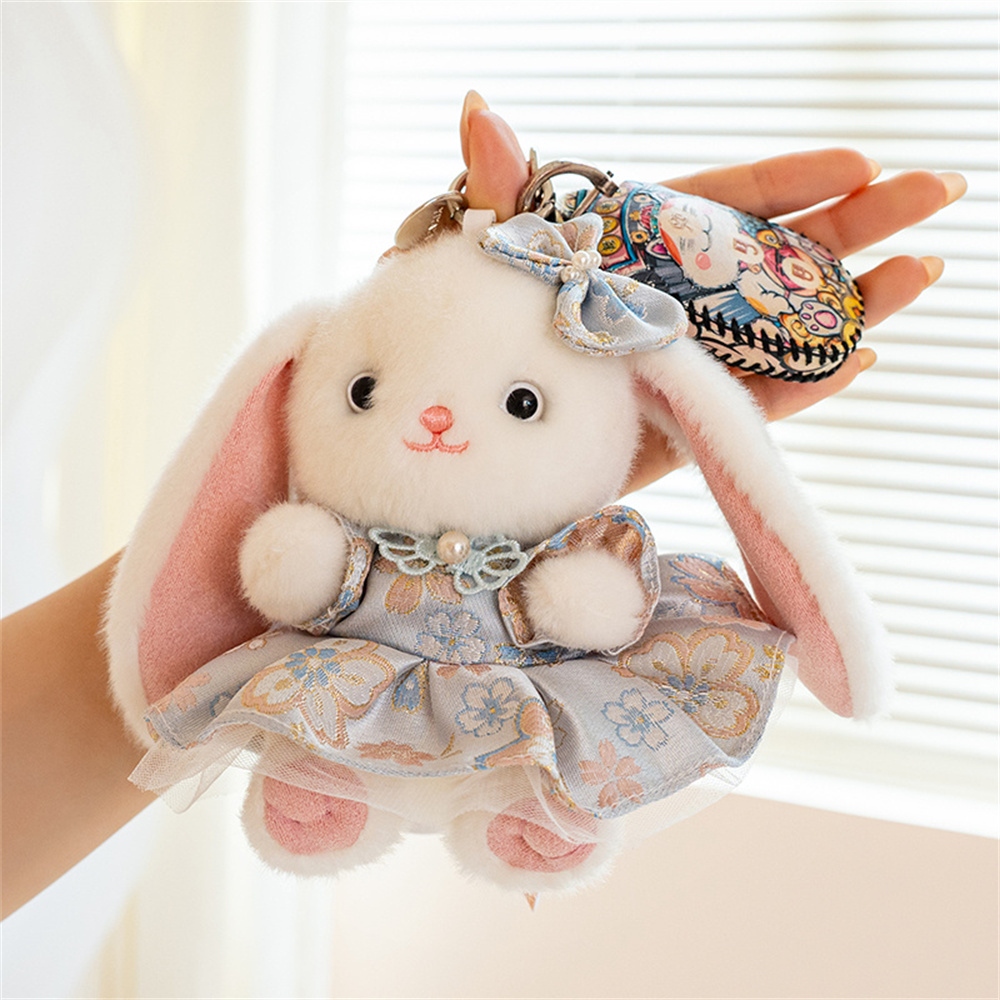 Cute Lop Ear Rabbit Plush Keyc - đánh giá và giá Vintage Fashion Doll