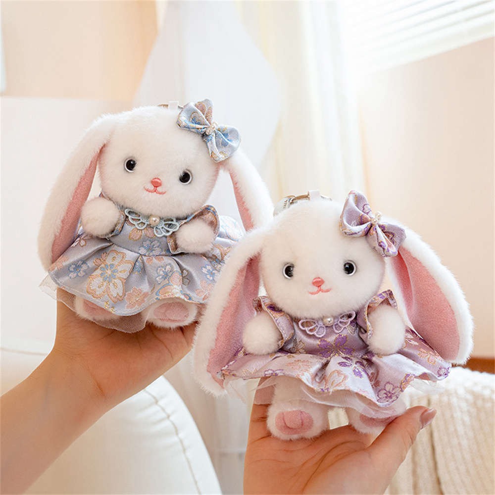 Cute Lop Ear Rabbit Plush Keyc - đánh giá và giá Vintage Fashion Doll