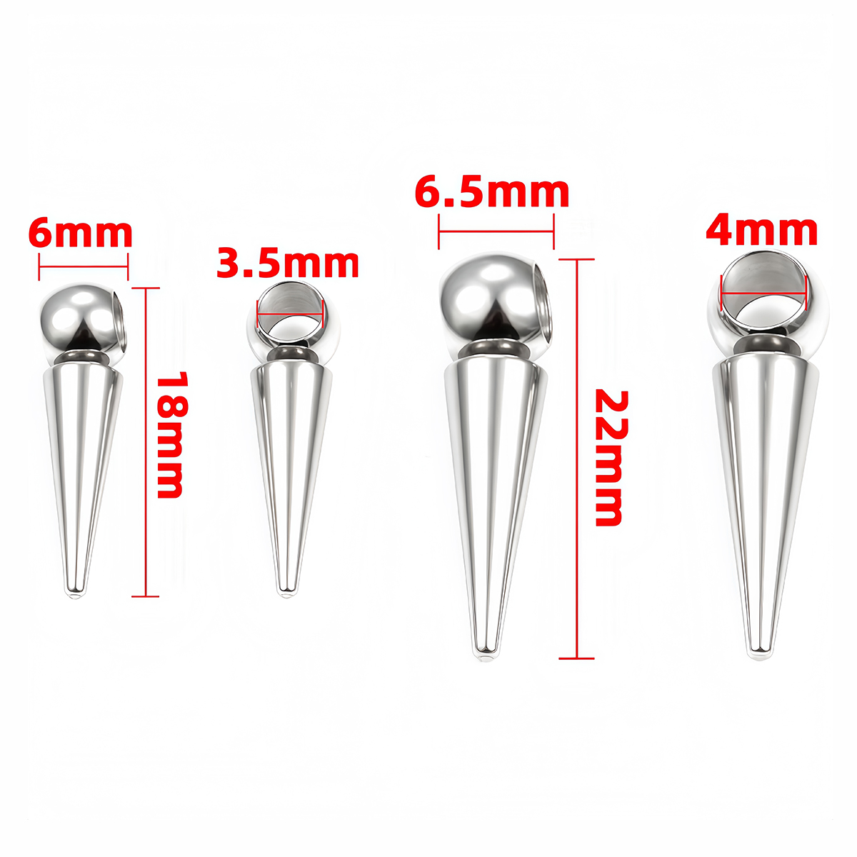 10pcs Retro Cone Charms Pendan - đánh giá và giá Vintage Fashion Stores