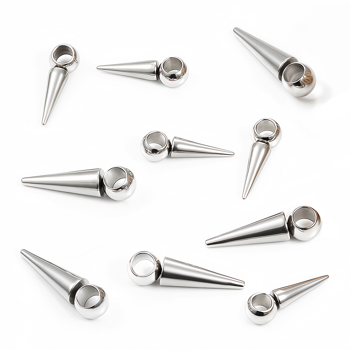 10pcs Retro Cone Charms Pendan - đánh giá và giá Vintage Fashion Stores