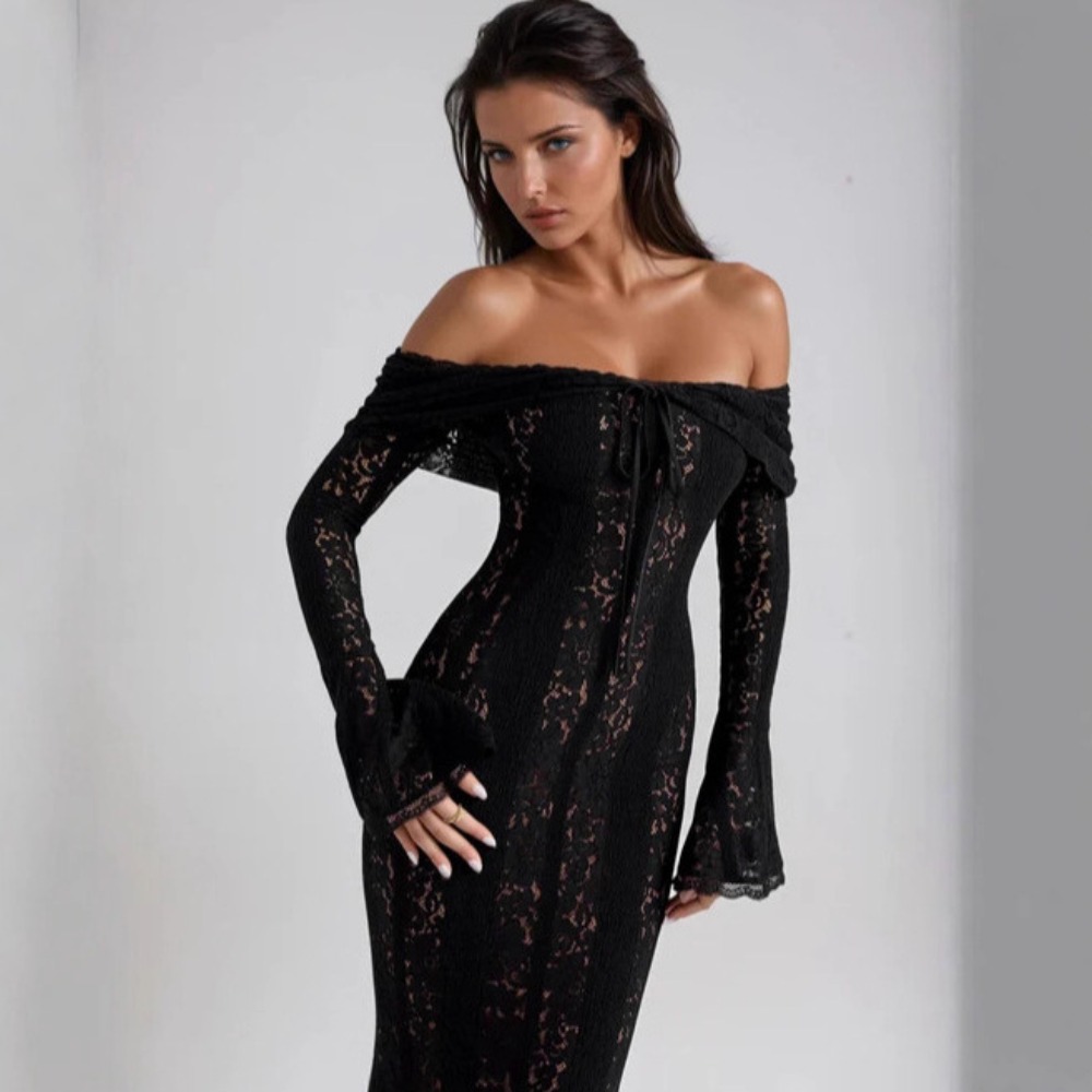 Dress Vintage Hollow Out Flora - đánh giá và giá Vintage Fashion Women Dresses