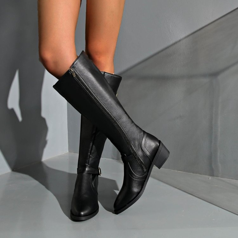 Women Knee High Boots Platform - đánh giá và giá Vintage Fashion Heels