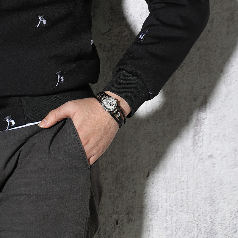 Vnox Lucky Vintage Men's Leath - đánh giá và giá Vintage Vegas Fashion