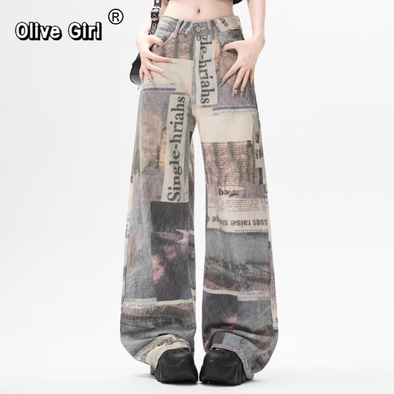 Olivegirl Women's Denim Pants  - đánh giá và giá Mom Jean High Rise