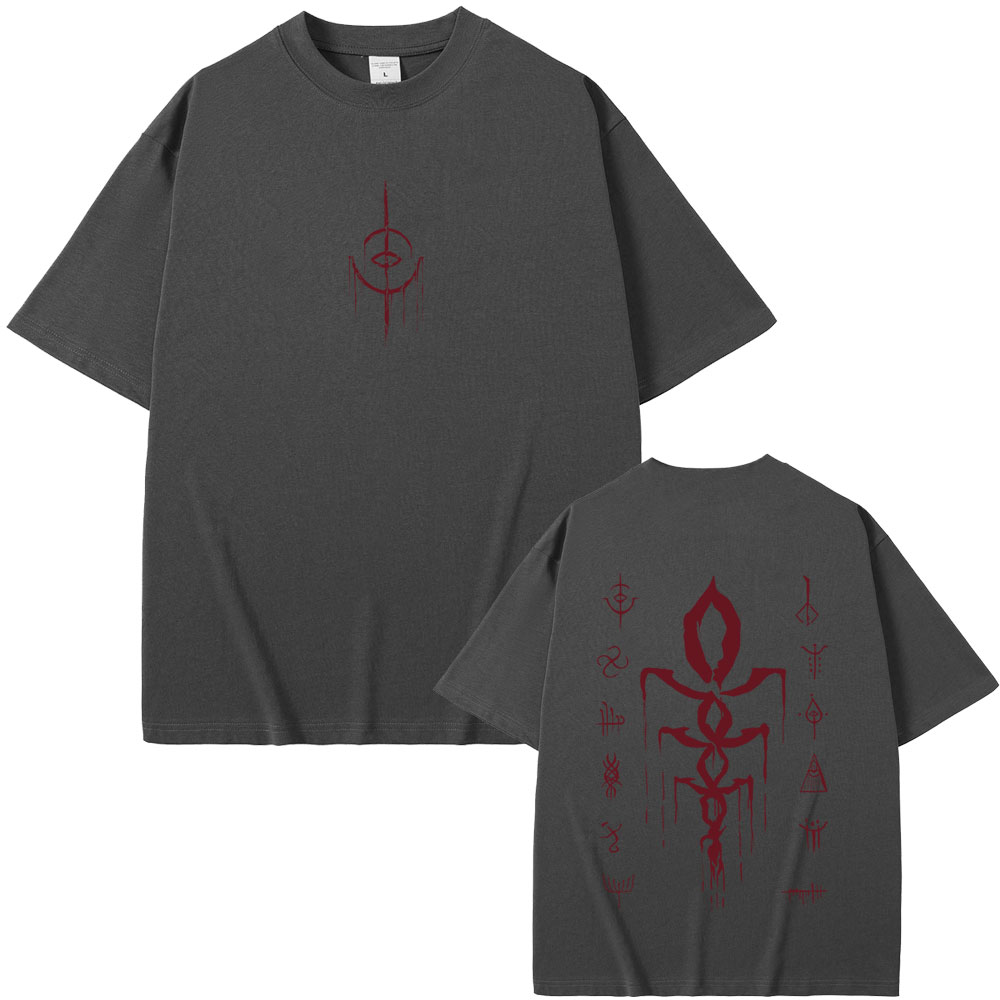 Game Bloodborne Logo Print T-s - đánh giá và giá Vintage Fashion Game