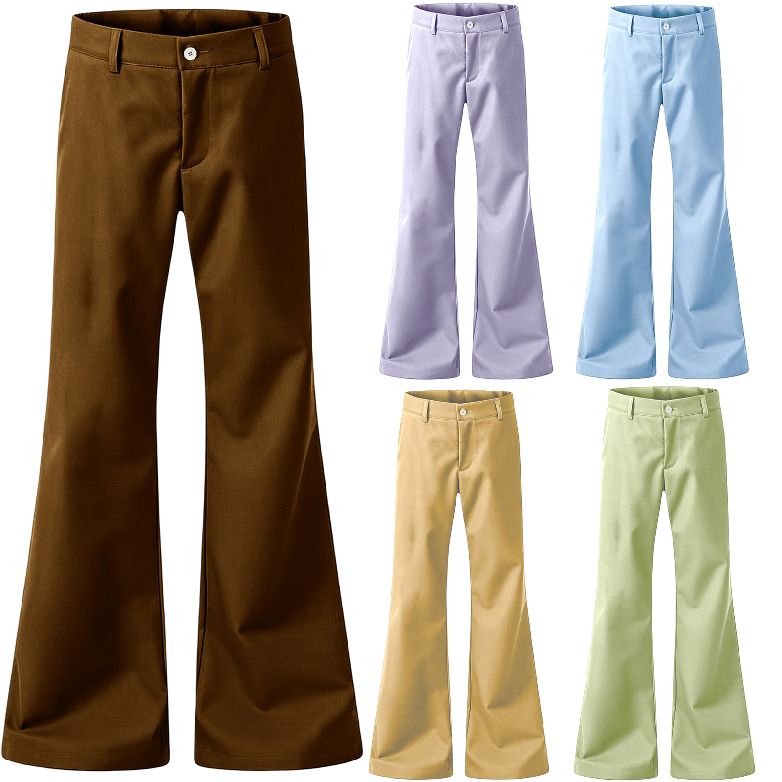 Men's Flare Pants 70s Retro Hi - đánh giá và giá Wide Leg Trouser 70S