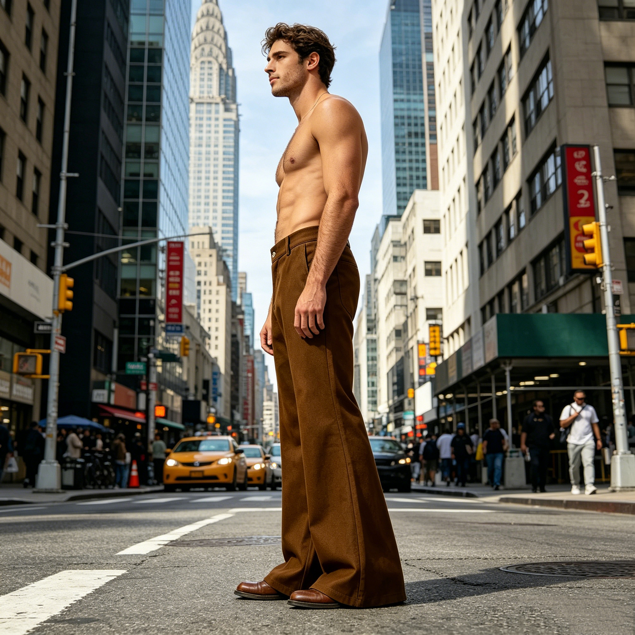Men's Flare Pants 70s Retro Hi - đánh giá và giá Wide Leg Trouser 70S