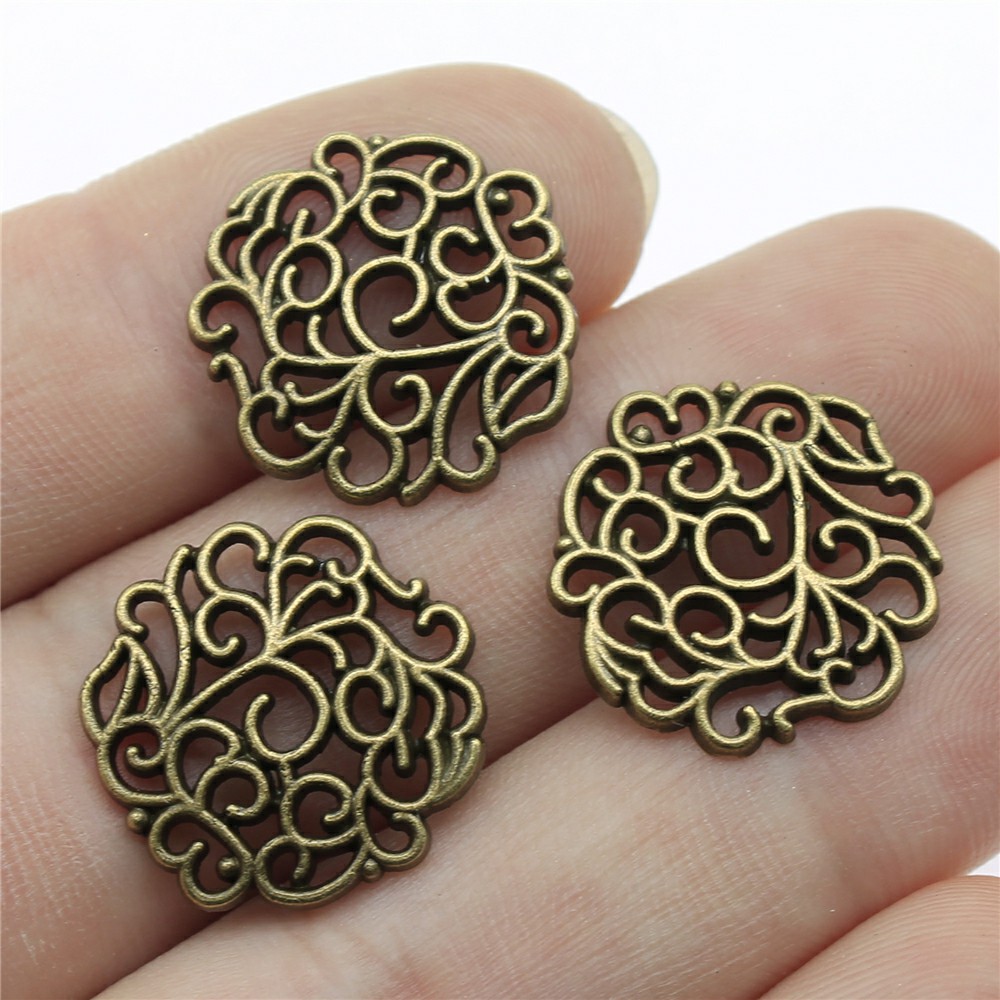 10pcs 18x18mm 2 Colors Antique - đánh giá và giá Vintage Fashion Stores