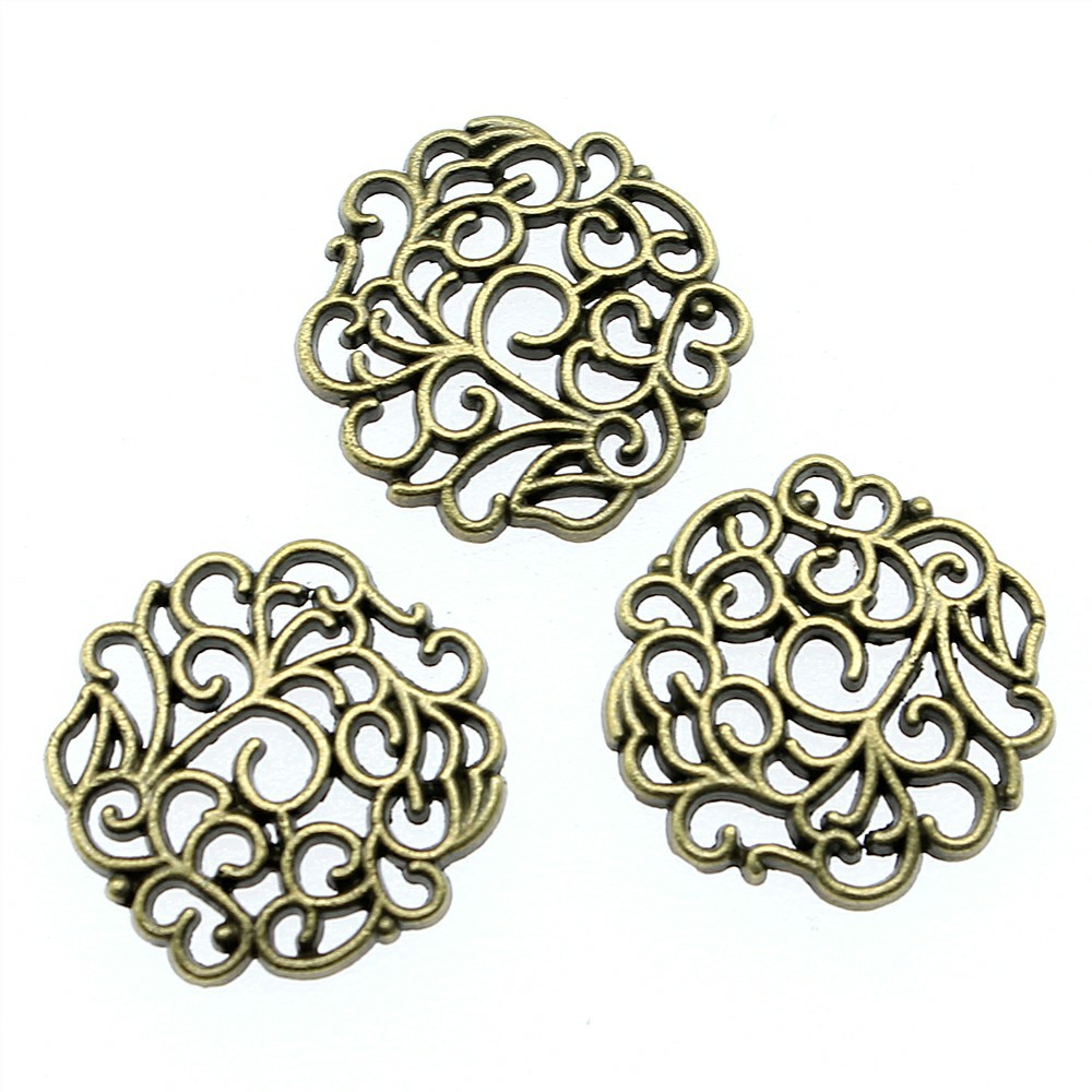10pcs 18x18mm 2 Colors Antique - đánh giá và giá Vintage Fashion Stores