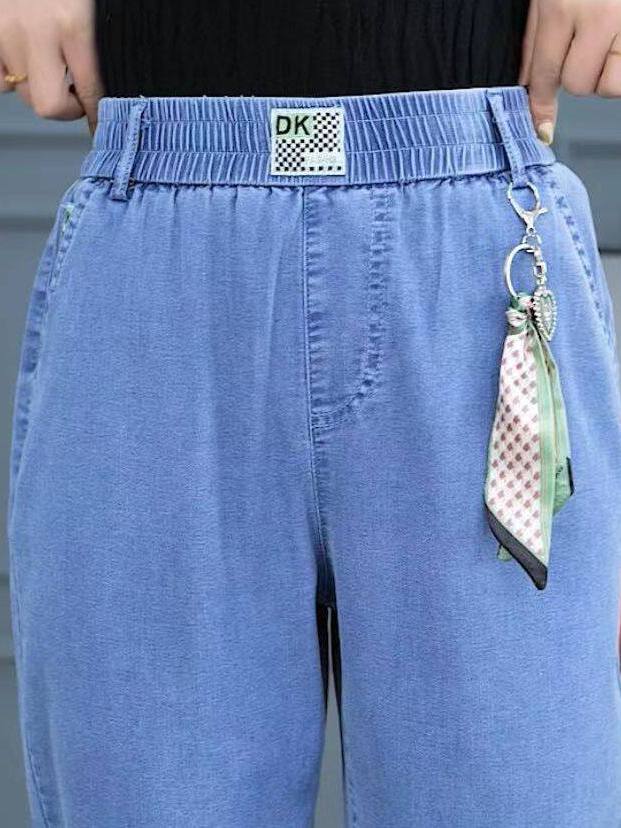 High Waist Straight Leg Ice Si - đánh giá và giá Mom Jean High Rise