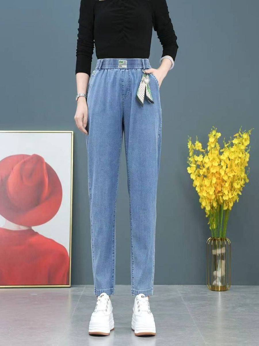 High Waist Straight Leg Ice Si - đánh giá và giá Mom Jean High Rise