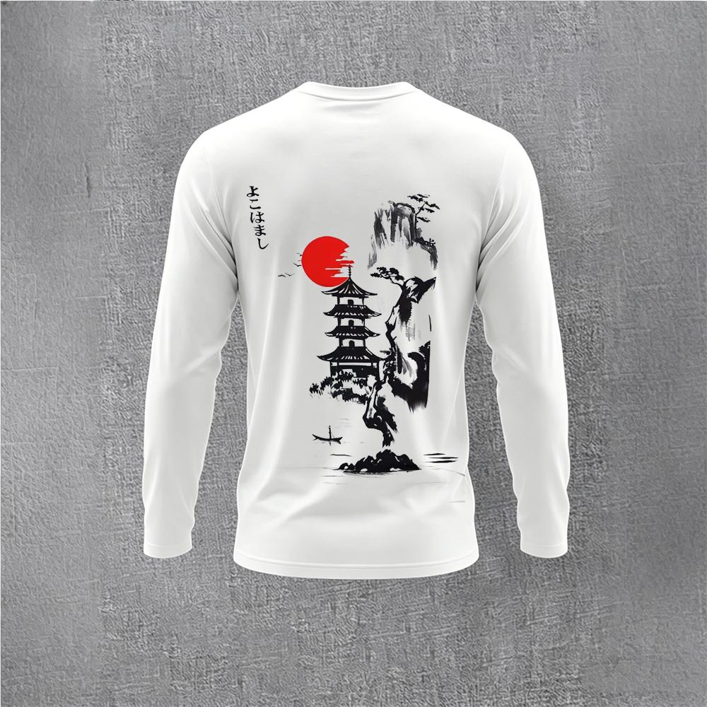 Chinese Style Ink Plum Blossom - đánh giá và giá Vintage Fashion Mens