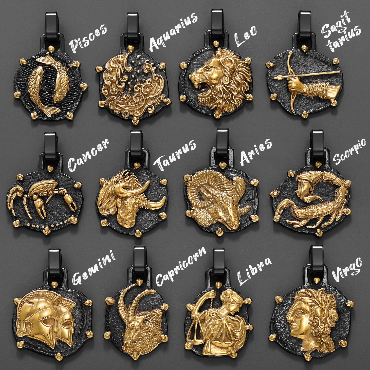 12 Constellation Men Necklaces - đánh giá và giá Vintage Fashion Newtown