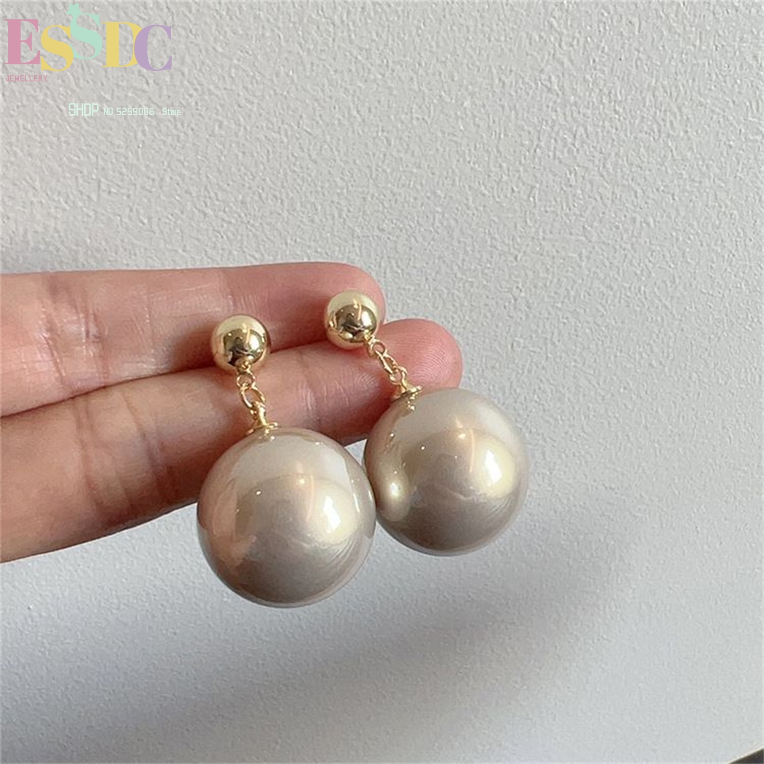 Large Pearl Earrings For Women - đánh giá và giá Vintage Fashion Instagram