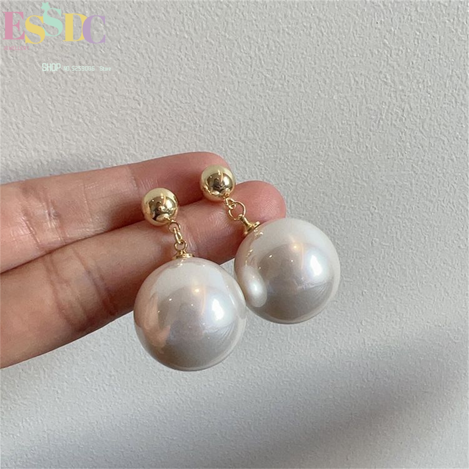 Large Pearl Earrings For Women - đánh giá và giá Vintage Fashion Instagram