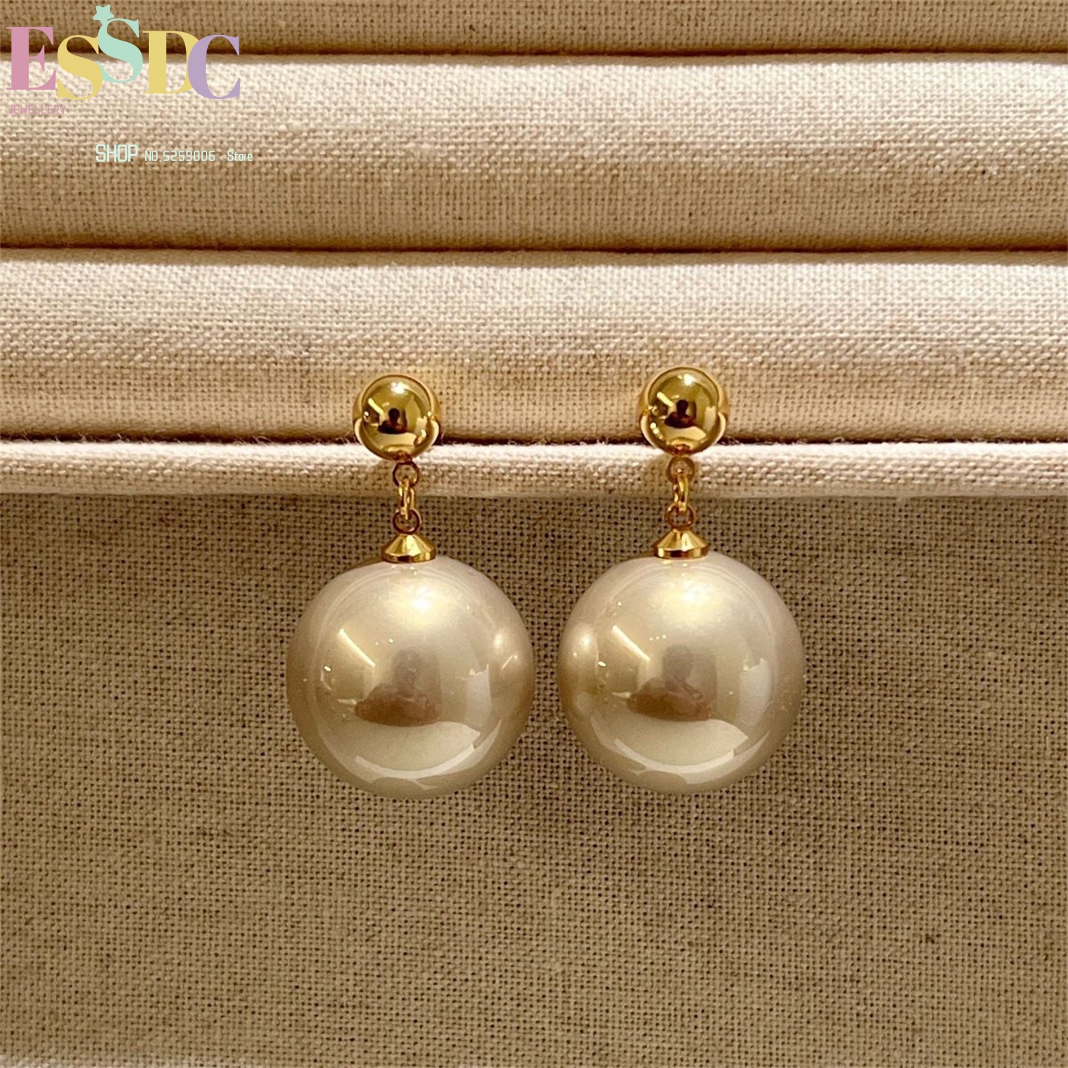 Large Pearl Earrings For Women - đánh giá và giá Vintage Fashion Instagram