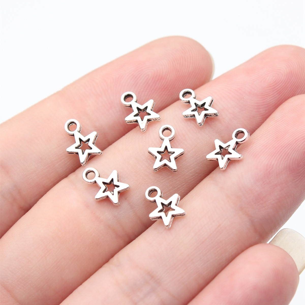 80pcs 8.5x6.2mm(0.33x0.24inch) - đánh giá và giá Vintage Fashion Stores