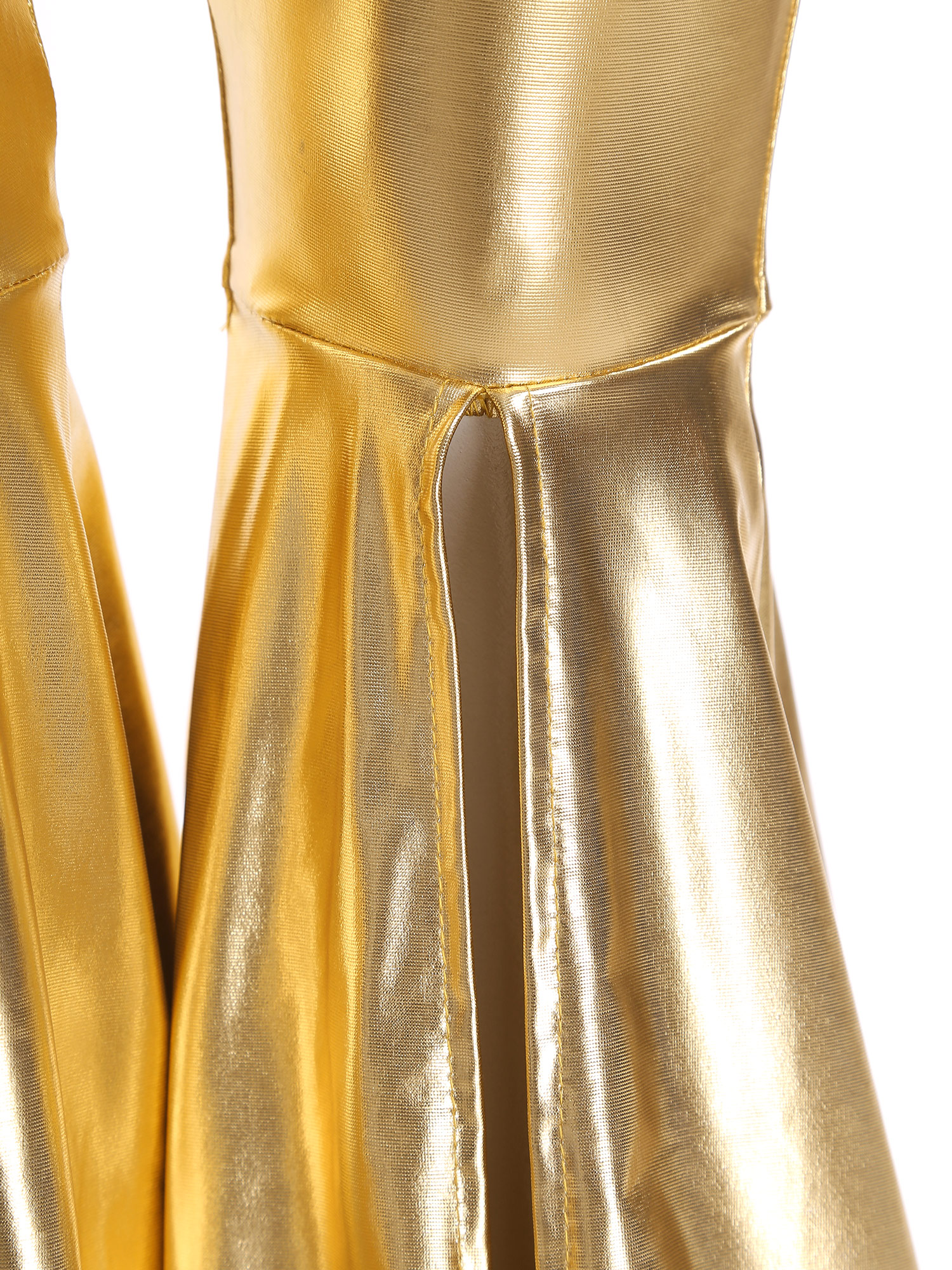 Girls Glossy Metallic Leggings - đánh giá và giá Wide Leg Trouser 70S