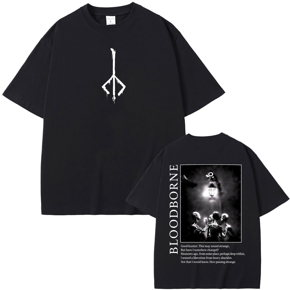 Game Bloodborne T-shirt Summer - đánh giá và giá Vintage Fashion Game
