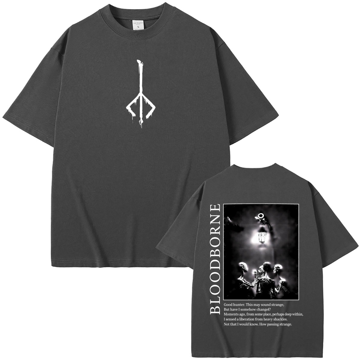Game Bloodborne T-shirt Summer - đánh giá và giá Vintage Fashion Game