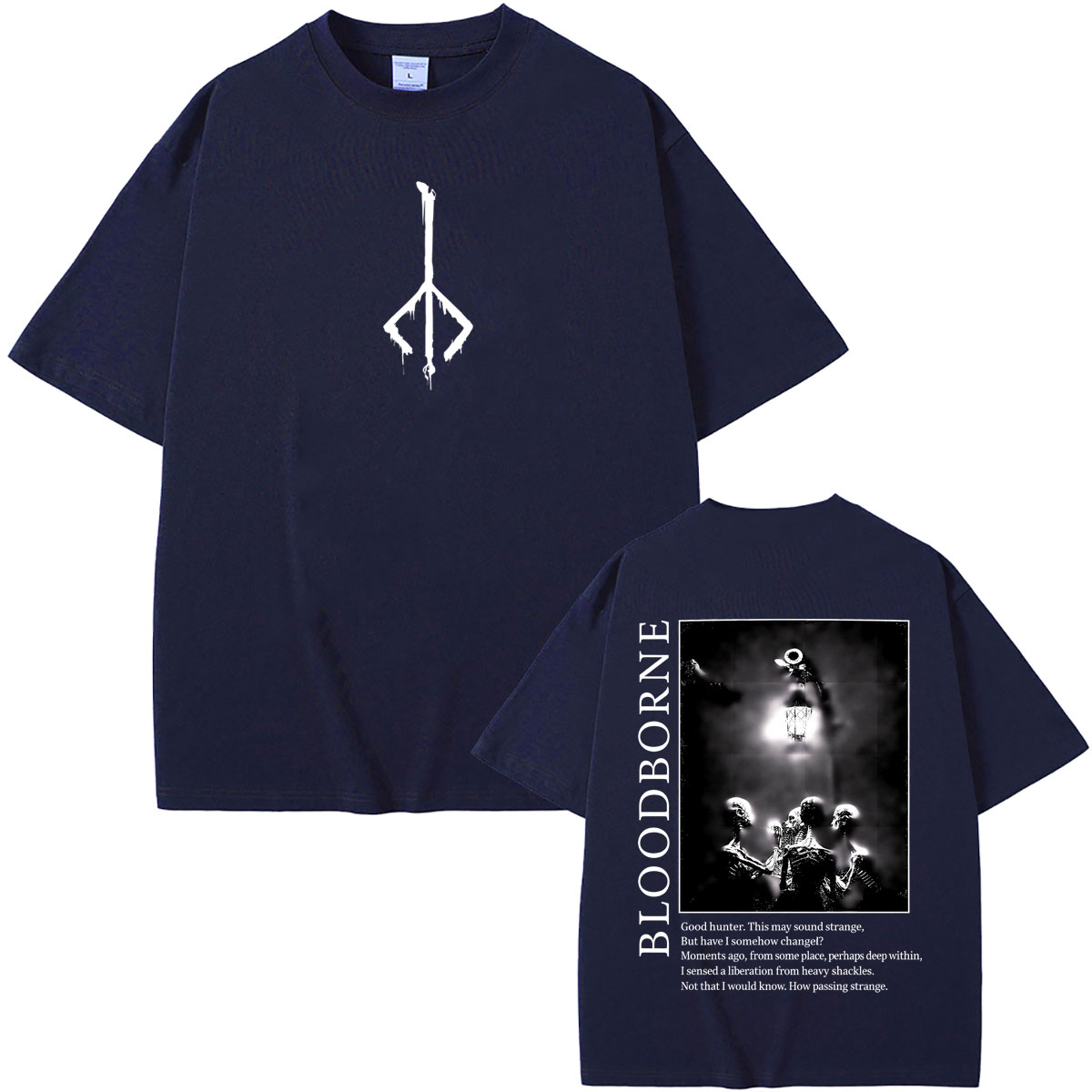 Game Bloodborne T-shirt Summer - đánh giá và giá Vintage Fashion Game