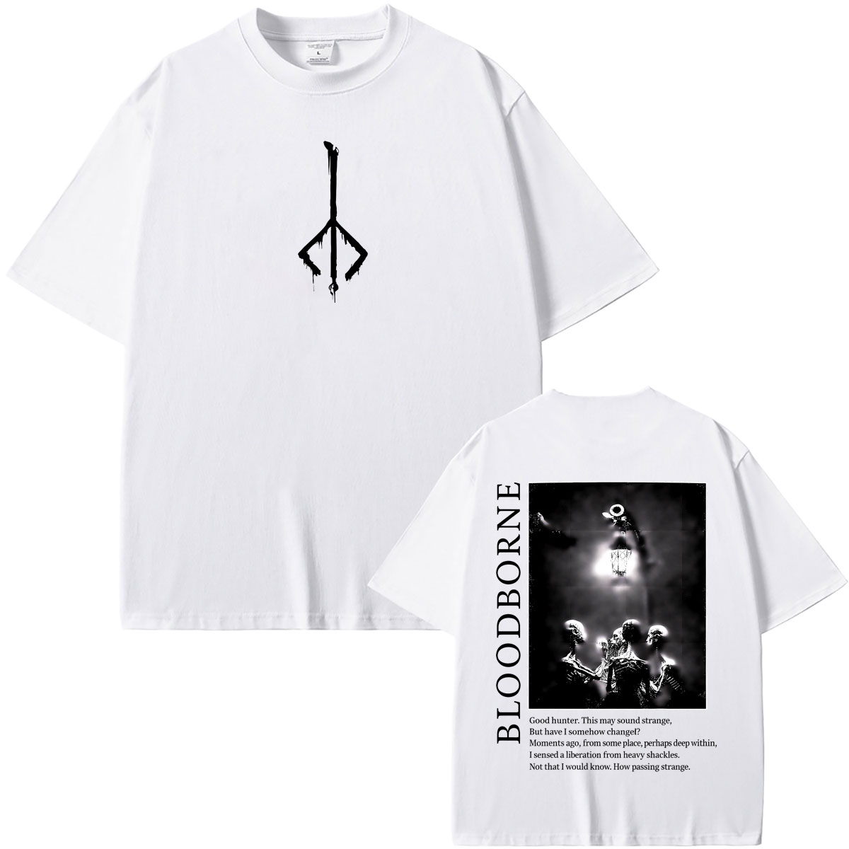 Game Bloodborne T-shirt Summer - đánh giá và giá Vintage Fashion Game