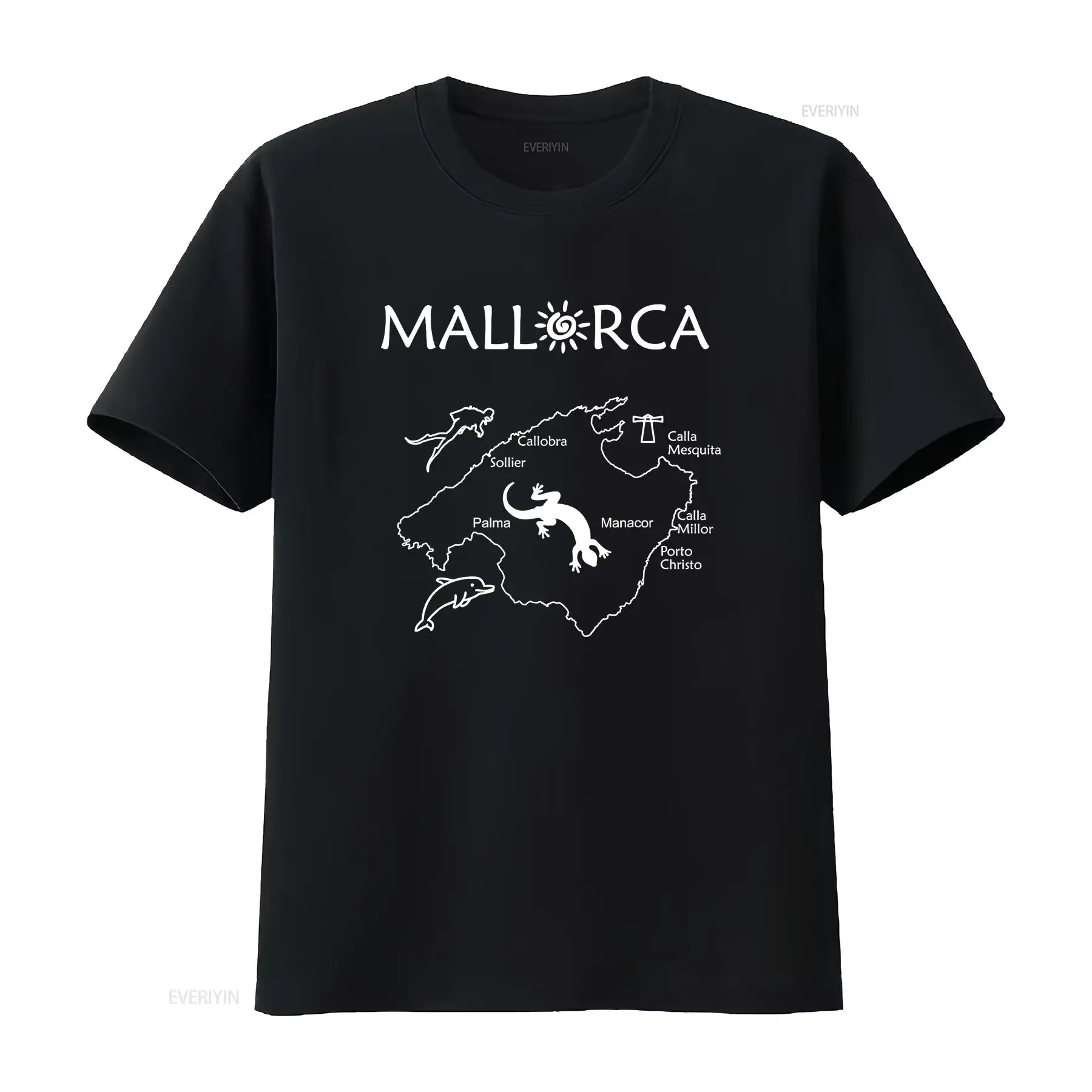 Mallorca Map T Shirt Your trav - đánh giá và giá Vintage Fashion Guide