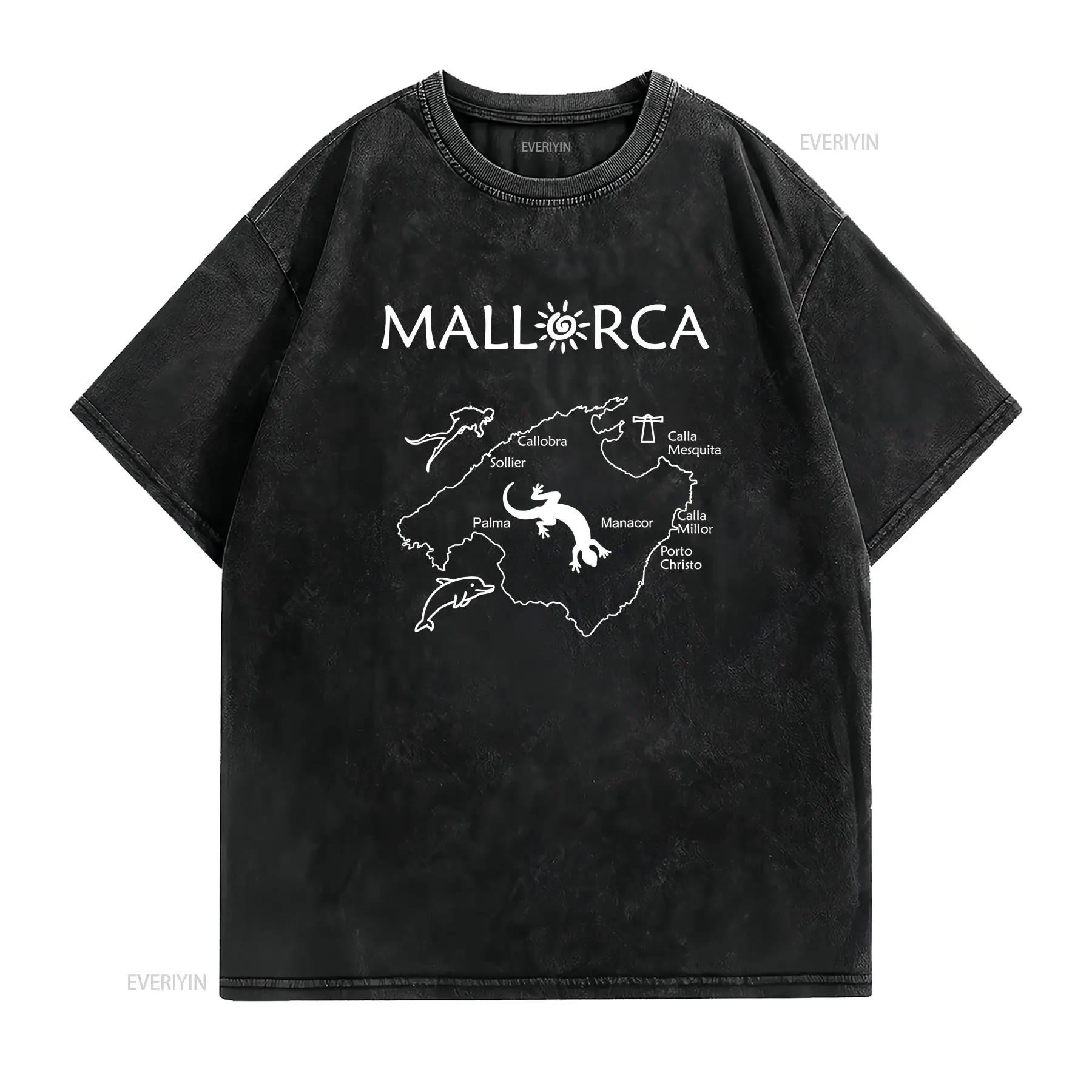 Mallorca Map T Shirt Your trav - đánh giá và giá Vintage Fashion Guide