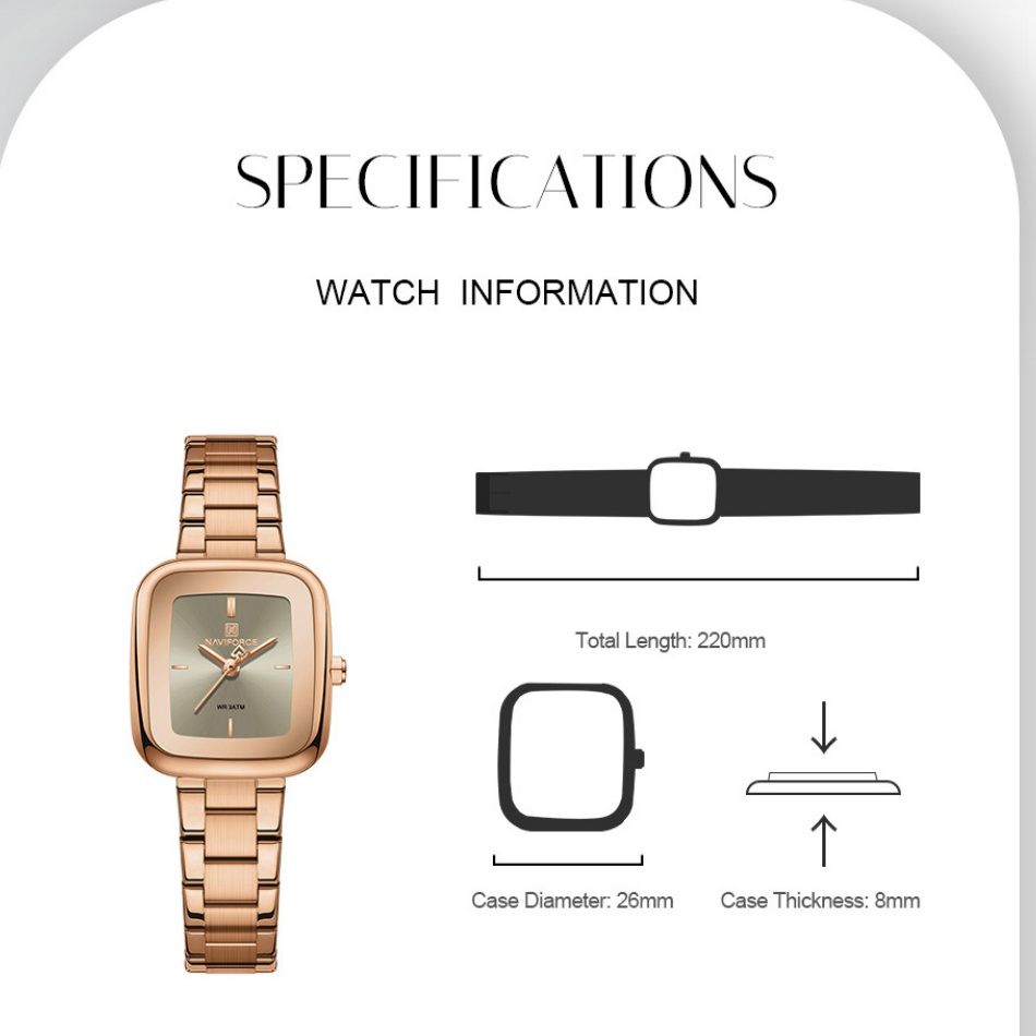 New NAVIFORCE Women's Vintage  - đánh giá và giá Vintage Fashion Watches
