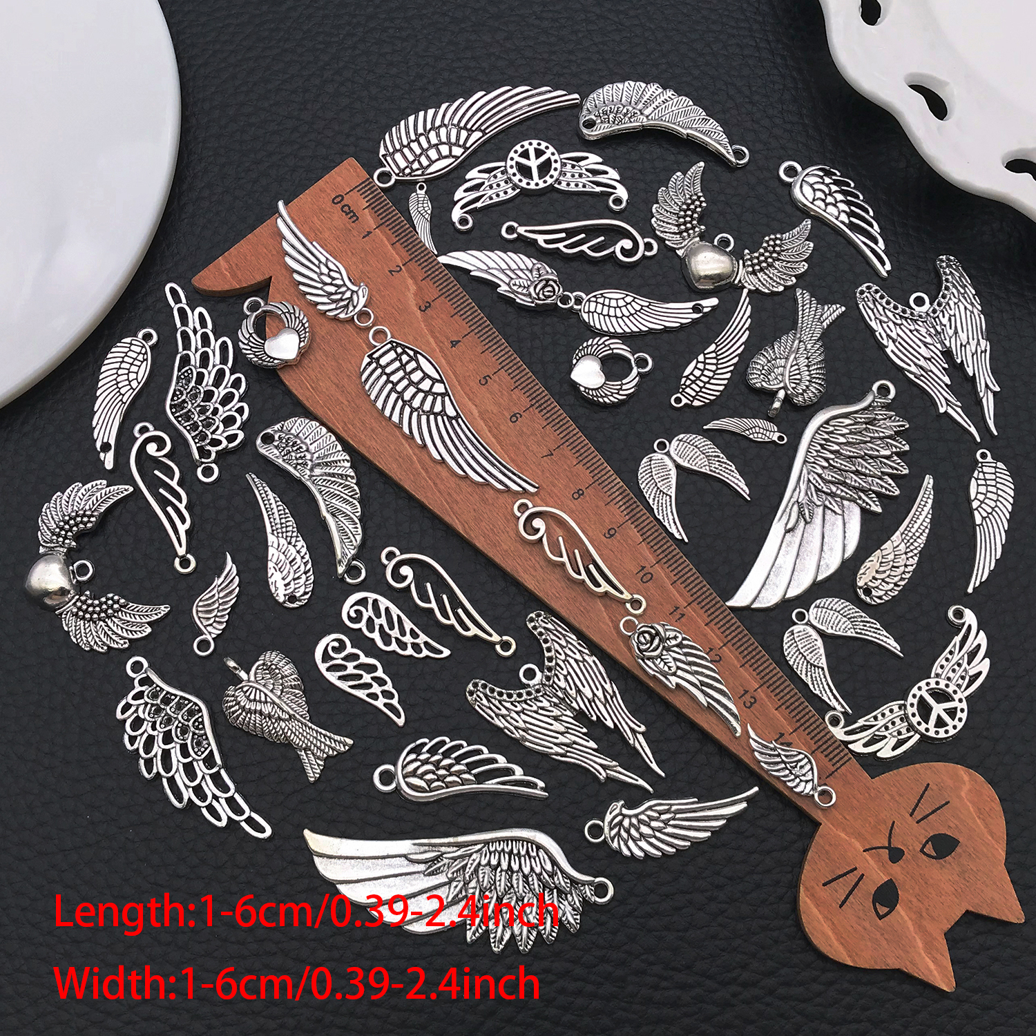 Angel Wing Charms, New 22/42 P - đánh giá và giá Vintage Fashion Stores