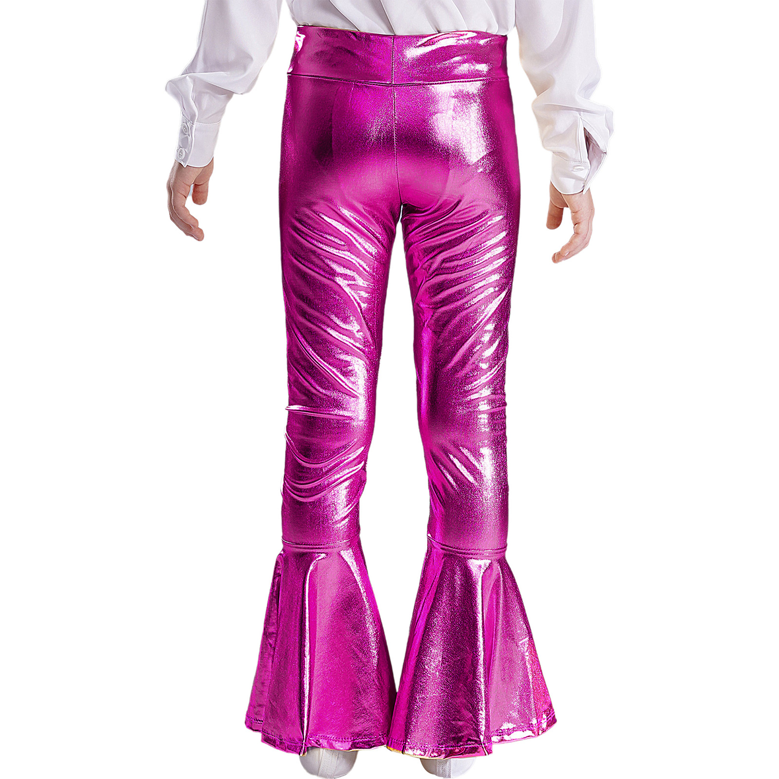 Kids Girls Shiny Metallic Flar - đánh giá và giá Wide Leg Trouser 70S