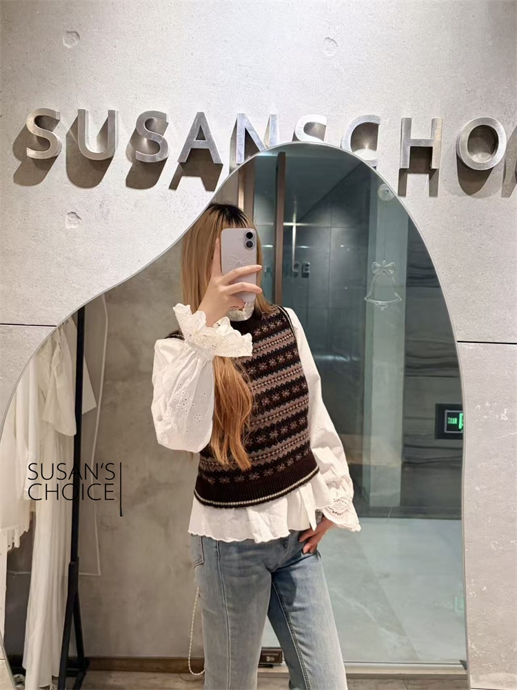 Susan Knitted Vest Women's rou - đánh giá và giá Vintage Fashion Faire