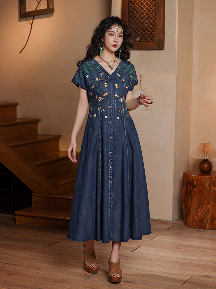 TIYIHAILEY Women Denim Dresses - đánh giá và giá Vintage Fashion Women Dresses