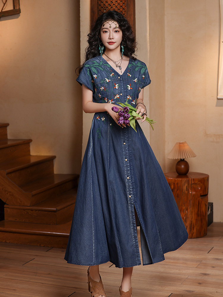 TIYIHAILEY Women Denim Dresses - đánh giá và giá Vintage Fashion Women Dresses