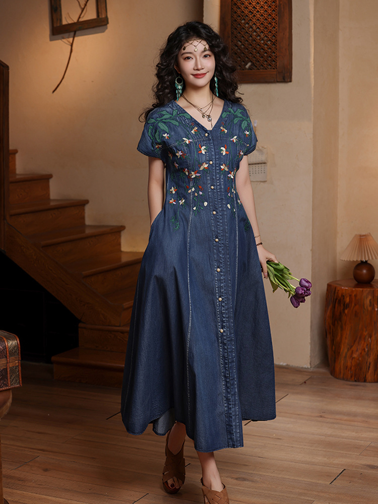 TIYIHAILEY Women Denim Dresses - đánh giá và giá Vintage Fashion Women Dresses